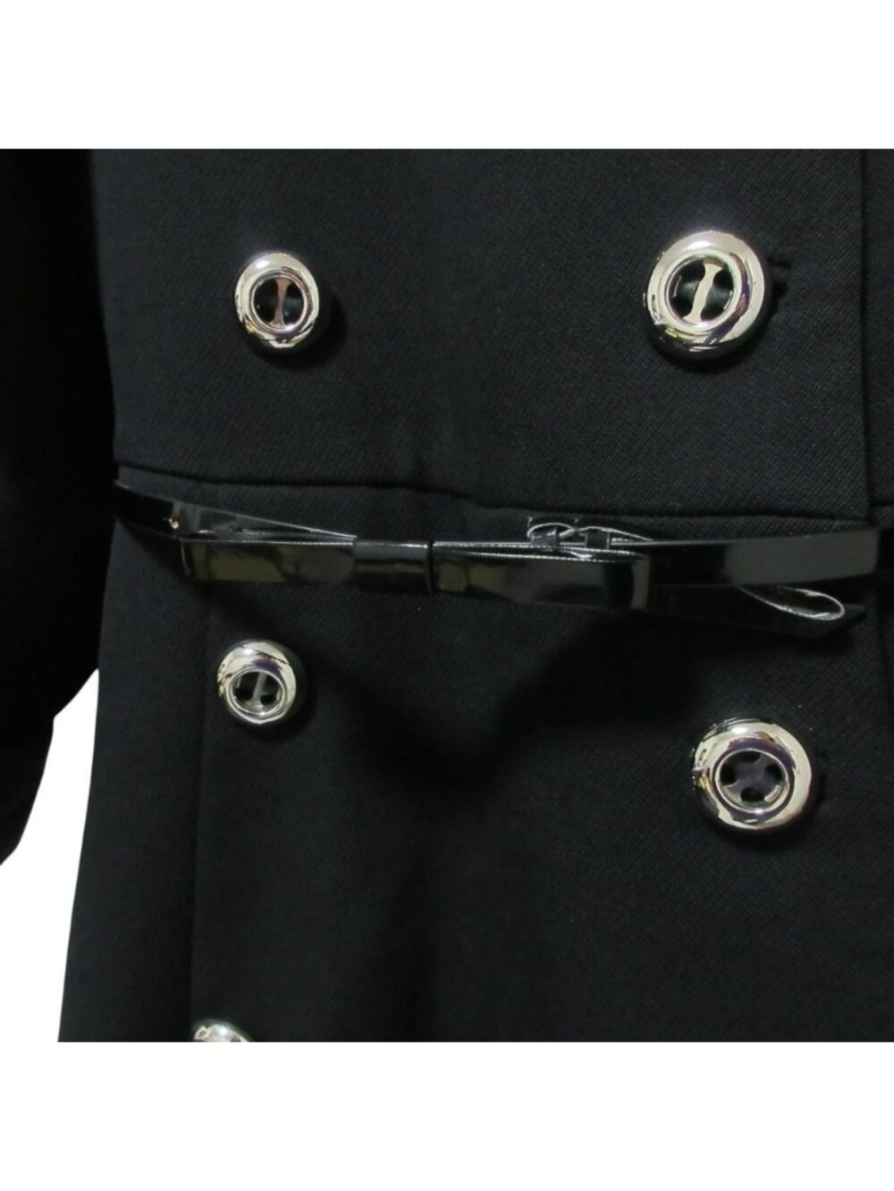 Prada Wool Double Breasted Coat Black - Picture 4 of 10